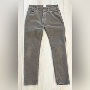 Todd Snyder Corduroy Pants Mens 30X32 Biege Slim Fit Comfort Stretch 5-Pocket